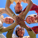 Onze recruiters Alison, Laila en Laura met HR manager Inge Onze recruiters Alison, Laila en Laura met HR manager Inge