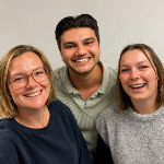 Onze recruiters Alison, Lore en Ivan met HR manager Inge.
